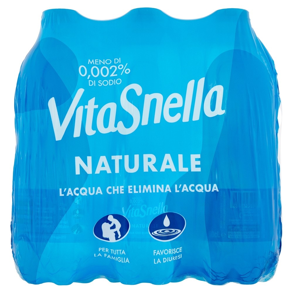Acqua minerale naturale Vitasnella 6 x 0,5 litri in offerta da Esselunga