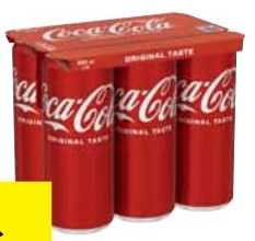 Coca Cola lattina gusti assortiti 6 x 330 ml in offerta da Carrefour
