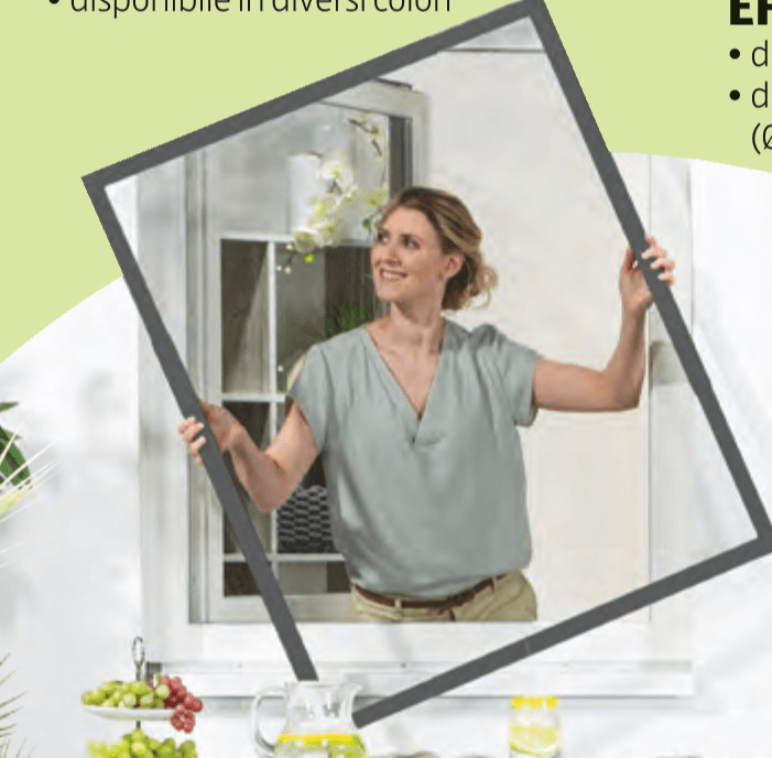 Zanzariera telescopica in alluminio in offerta da ALDI