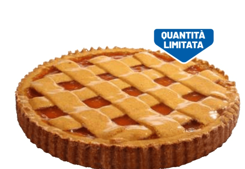 Crostata albicocca 1100 g in offerta da Dpiù