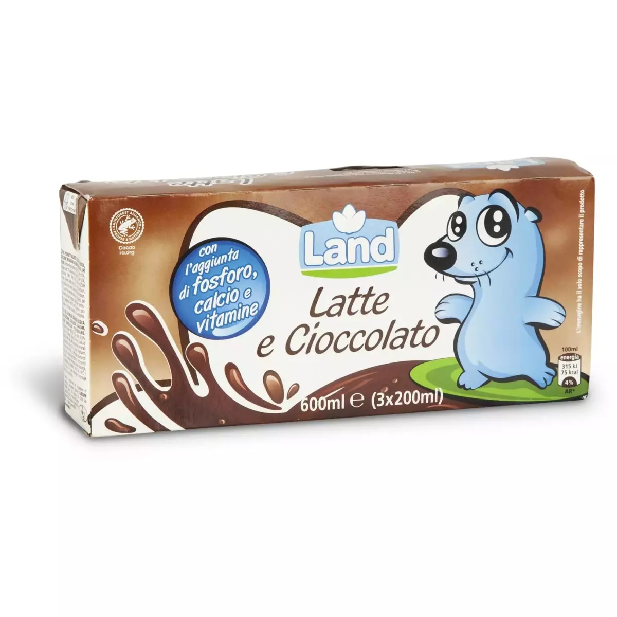 Latte e cioccolato Land 3 x 200 ml in offerta da Eurospin