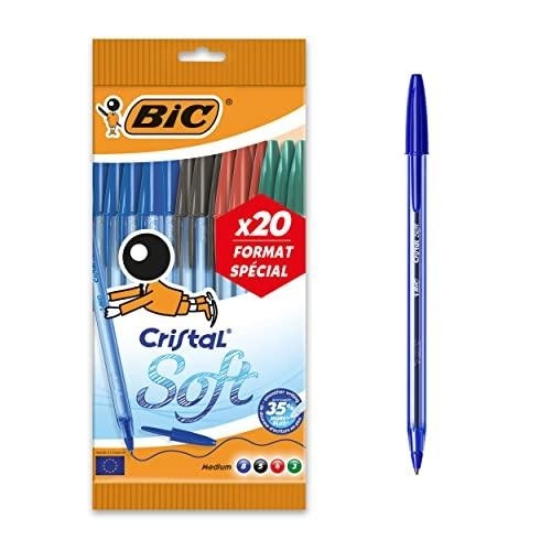 Bic Cristal Soft penne a sfera 20 penne in offerta da Coop