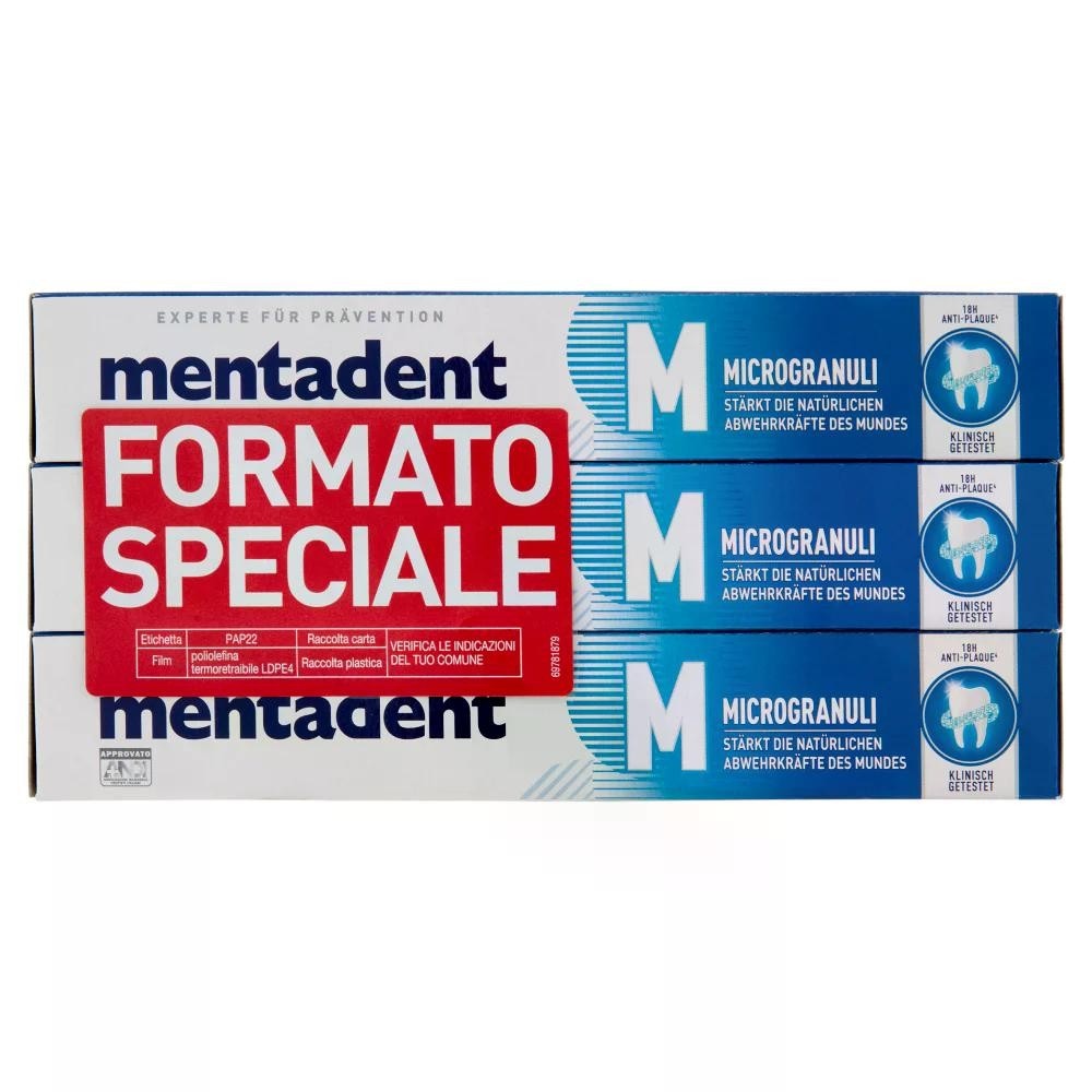 Mentadent Microgranuli 75 ml - Offerta nel negozio Acqua & Sapone