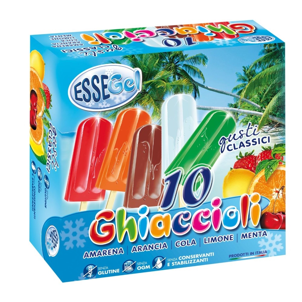 Ghiaccioli Essegel 10 pezzi, 700 g in offerta da Esselunga
