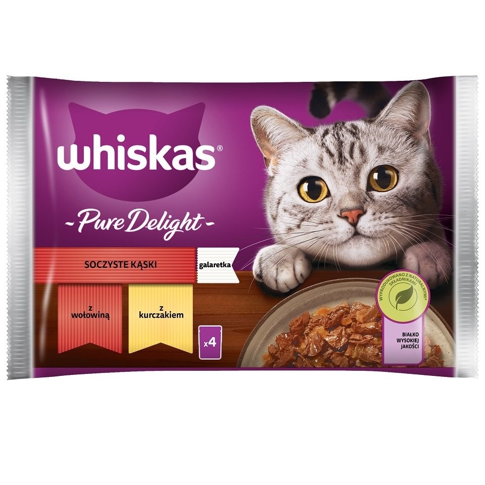 Whiskas Puredelight 4x85G in offerta da Maury's