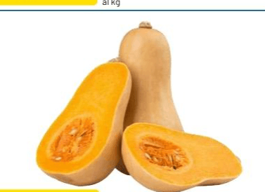 Zucca gialla butternut in offerta da Dpiù