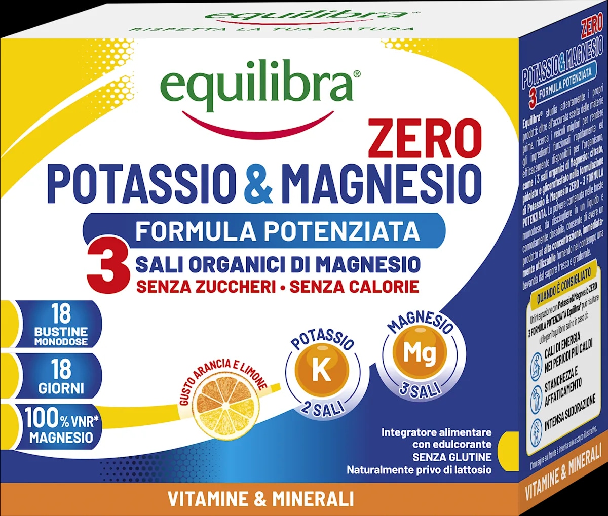 Potassio & Magnesio Zero Equilibra 18 bustine 96 g in offerta da Carrefour