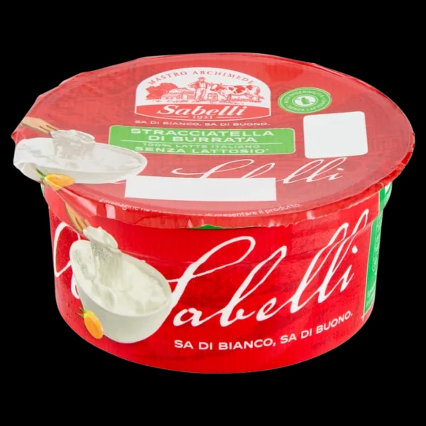 Stracciatella o burrata Sabelli senza lattosio 140 g in offerta da Carrefour