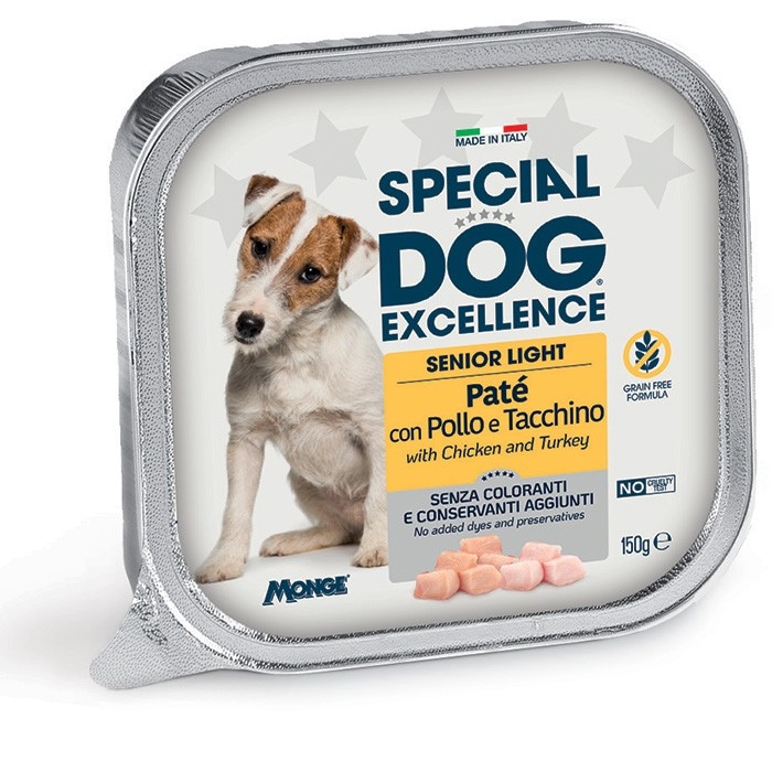 Special Dog Excellence Patè Senior +8 Pollo Tacchino g 150 - Offerta nel negozio Bennet