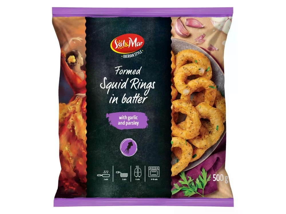 Anelli di totano in pastella 500 g Sol&Mar in offerta da Lidl