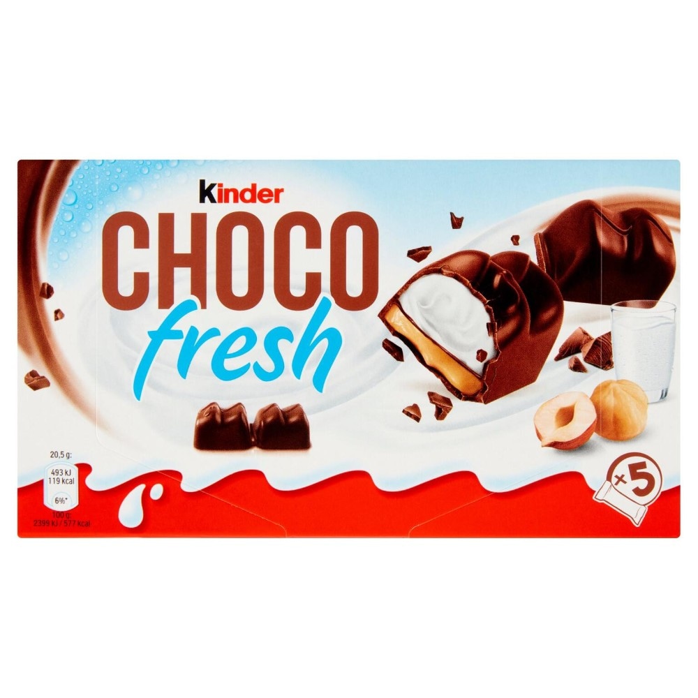 Kinder Choco Fresh / Maxi King 5 pezzi, 103 g o 3 pezzi, 105 g in offerta da Esselunga