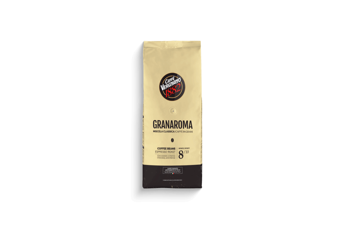 Caffè in grani Granaroma Vergnano 1 kg in offerta da Panorama