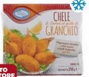 Chele panate di surimi al gusto di granchio surgelate Oggi Pesce 250 g in offerta da Bennet