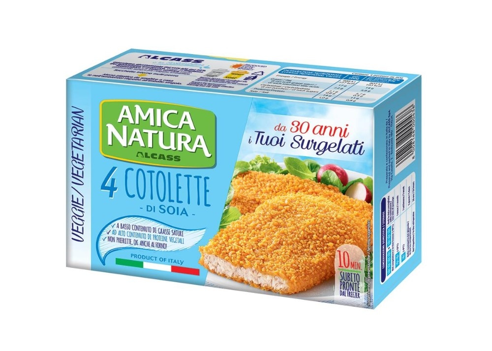 Amica Natura Veggie / Vegetarian 4 Cotolette di Soia 4 x 80 g in offerta da Dpiù