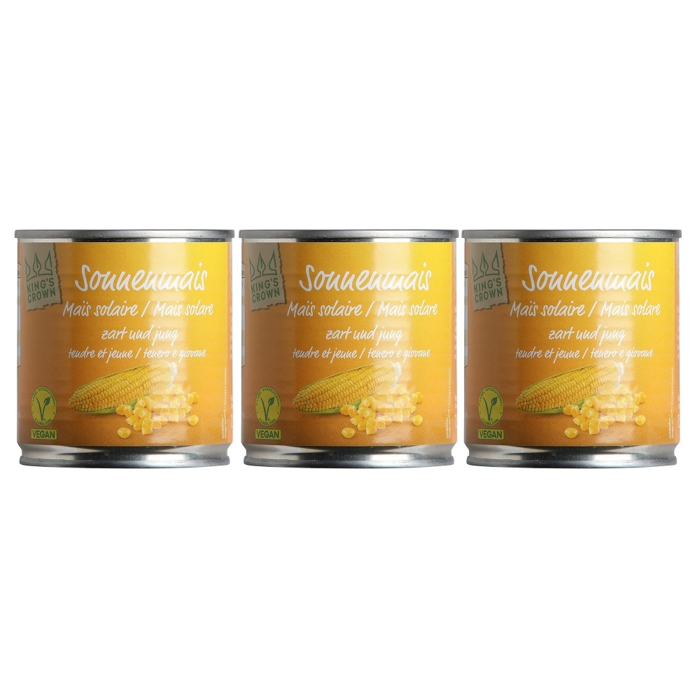 Mais in confezione mini 3 x 150 g King's Crown in offerta da ALDI