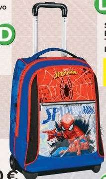 Trolley Spider-man in offerta da Carrefour