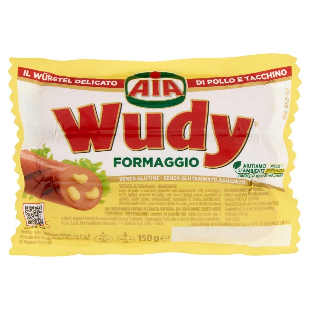 Wudy Würstel di pollo e tacchino 2 x 150 g - Offerta nel negozio ALDI