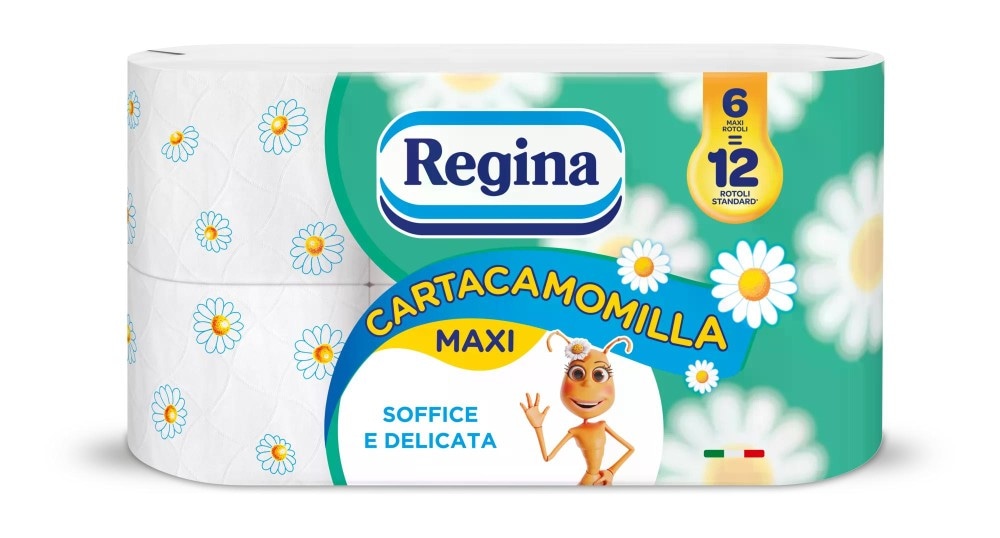 Regina Carta Igienica Cartacamomilla Conf. 6 rotoli in offerta da Carrefour