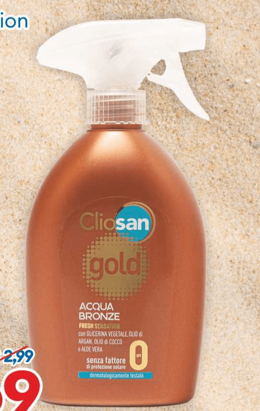 Acqua Bronze Cliosan 500 ml - Offerta nel negozio MD