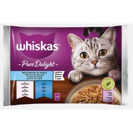 Whiskas Pure Delight 4x85 gr - Offerta nel negozio MD