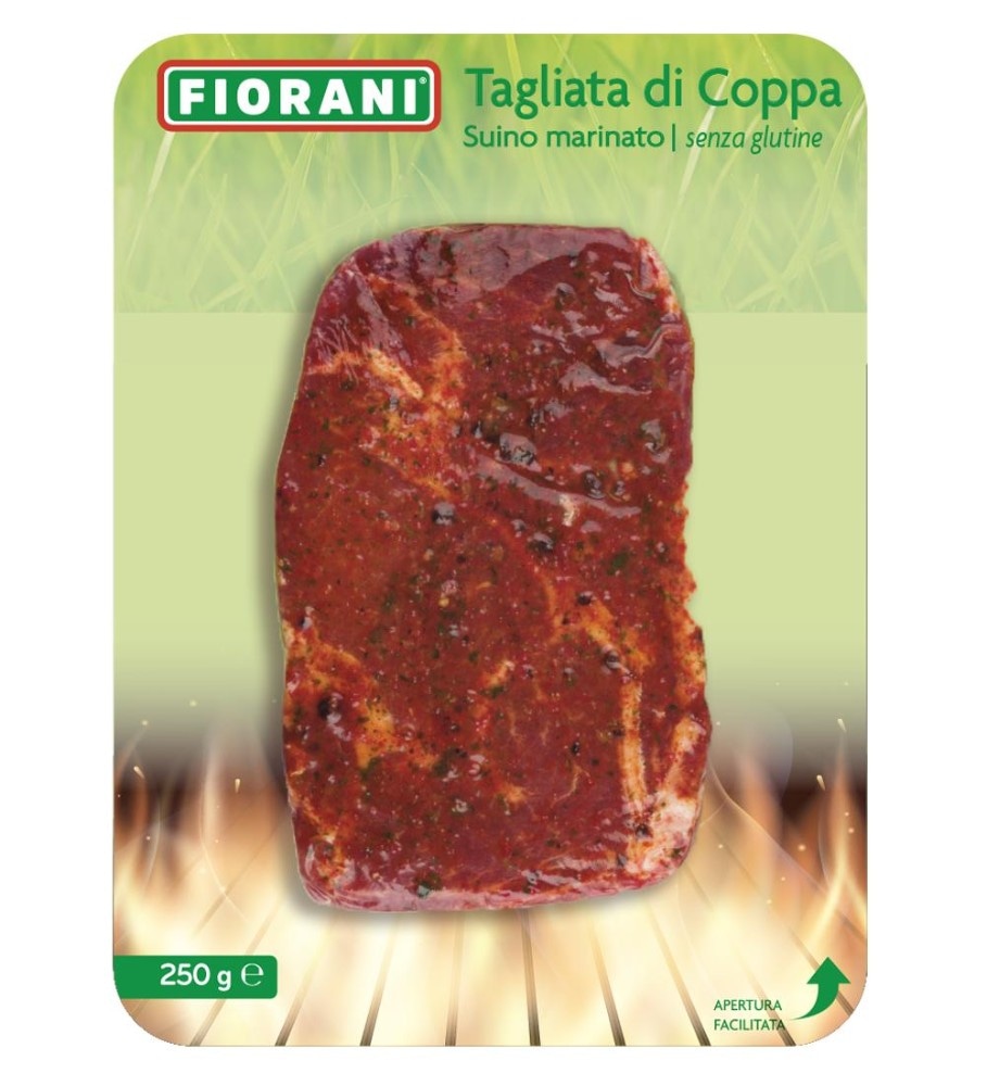 Tagliata di coppa o di lonza di suino marinata 250 g Fiorani in offerta da Iper La grande i