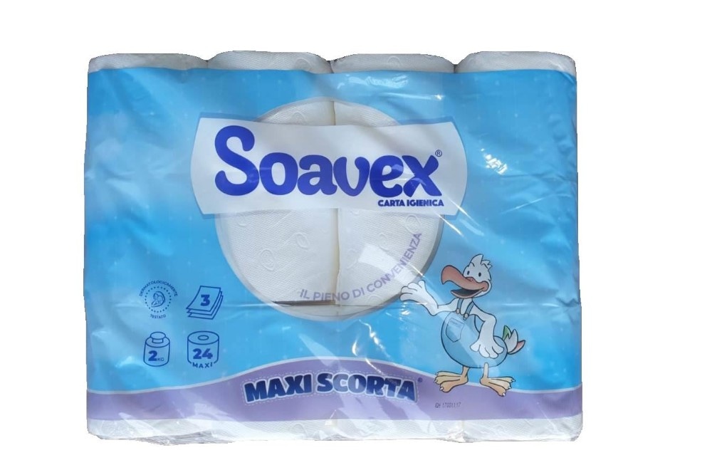 Carta Igienica Soavex Maxiscorta 24 rotoli in offerta da Il Gigante