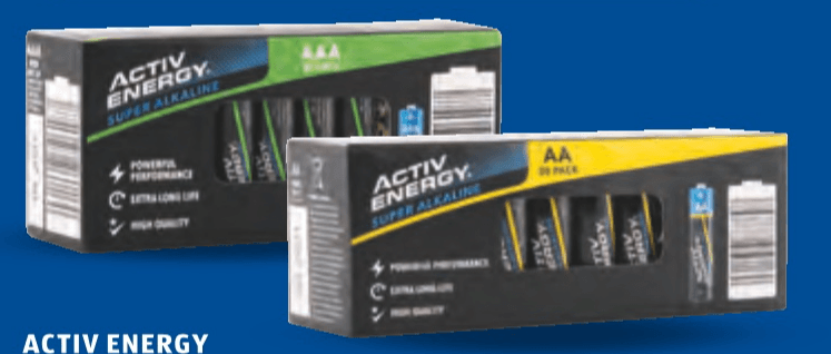 Batterie, 30 pezzi 30 pezzi Activ Energy in offerta da ALDI