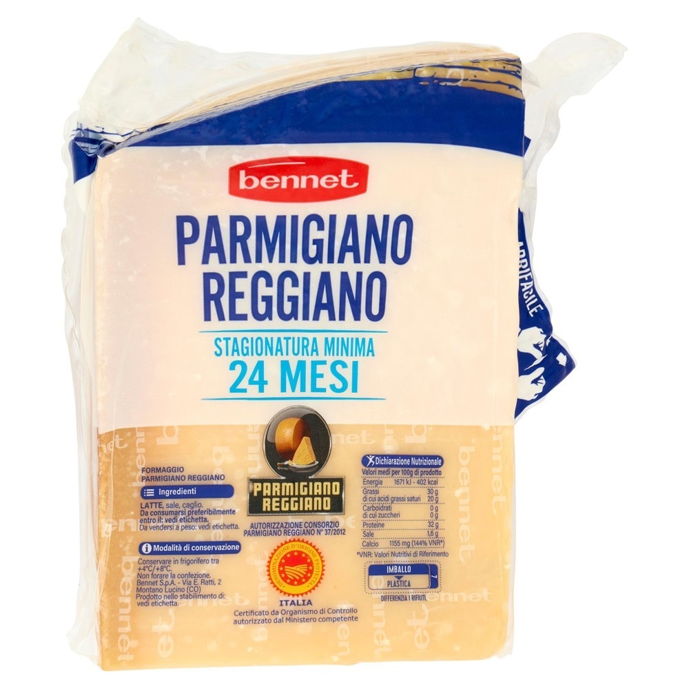 Parmigiano Reggiano Bennet 500 g in offerta da Bennet