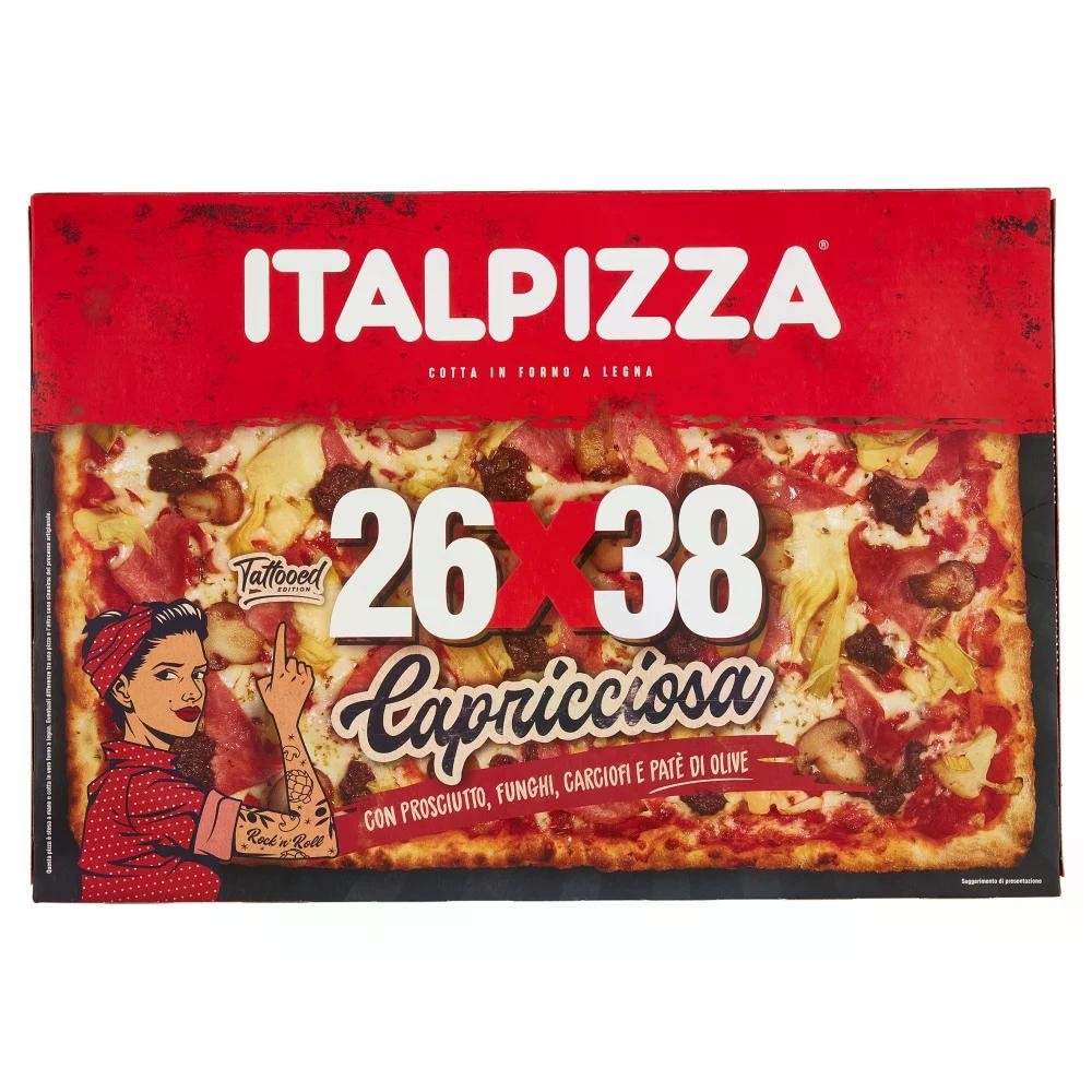 Pizza Capricciosa 26x38 Italpizza 585 g - Offerta nel negozio Penny