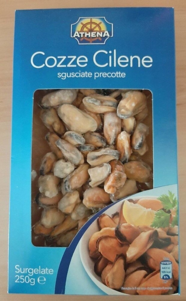 Cozze Cilene Sgusciate Precotte 250 g Athena - Offerta nel negozio Eurospin
