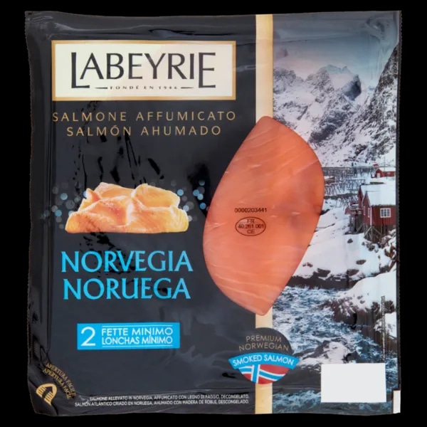 Salmone affumicato Norvegia Labeyrie 100 g in offerta da Iper La grande i
