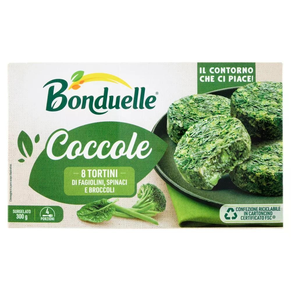 Coccole 8 Tortini di Fagiolini, Spinaci e Broccoli surgelate 300 g Bonduelle in offerta da Iper La grande i