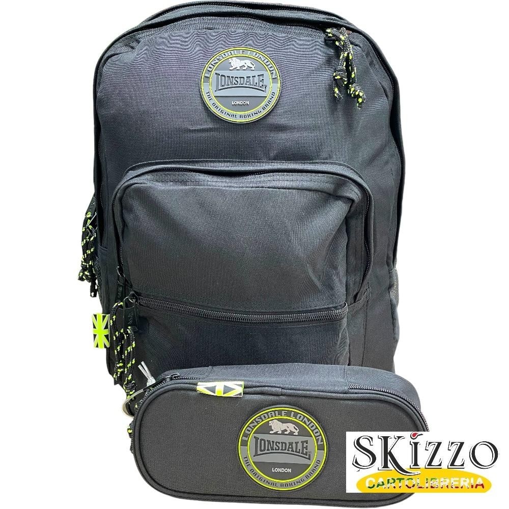 Lonsdale linea scuola trolley, zaino o astuccio ovale in offerta da Coop