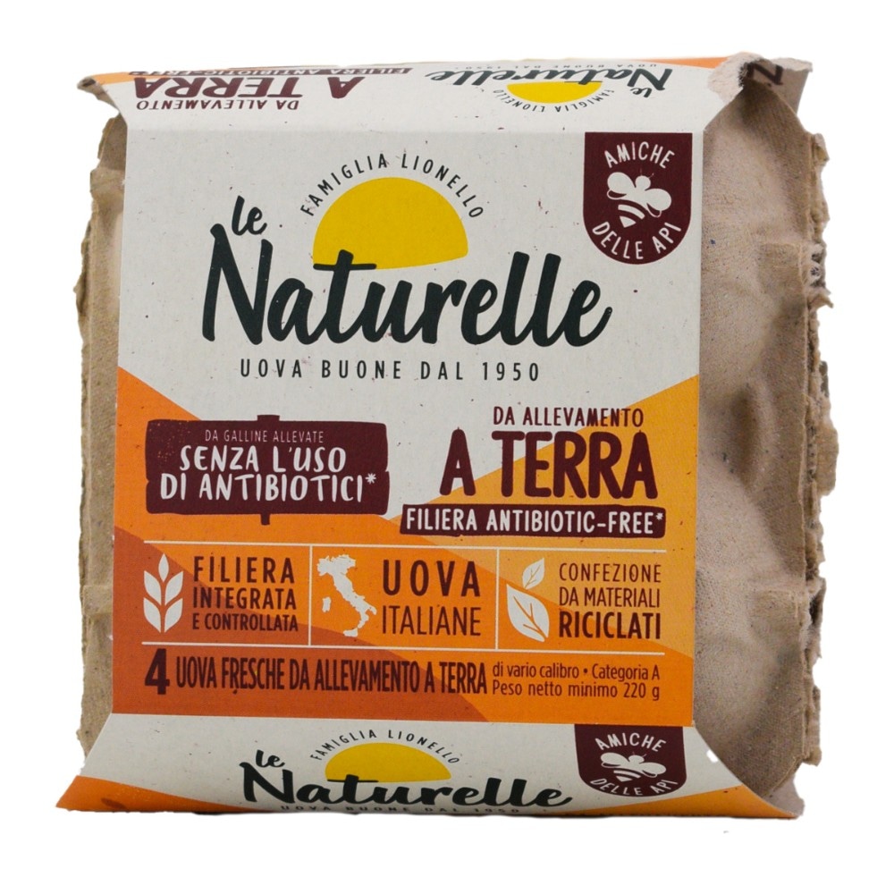 4 Uova Bio rustiche da allevamento 4 pz Le Naturelle - Offerta nel negozio Iper La grande i