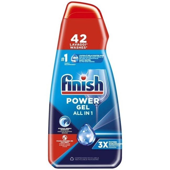 Finish Gel All in 1 Power Gel 940 ml in offerta da Il Gigante