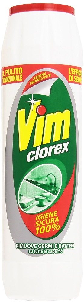 Vim Clorex detergente in polvere universale 750 g in offerta da Bennet
