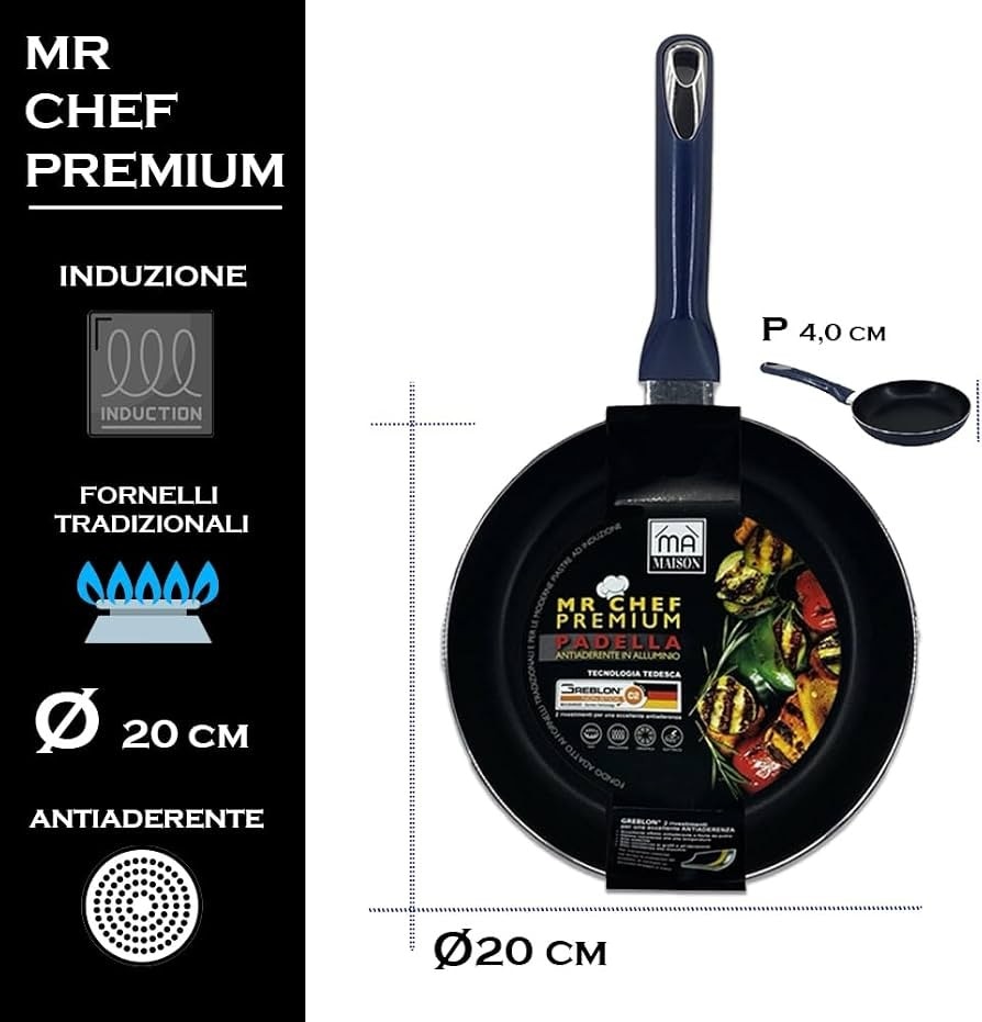 Padella Linea Chef Premium 22 cm Ma Maison in offerta da Maury's