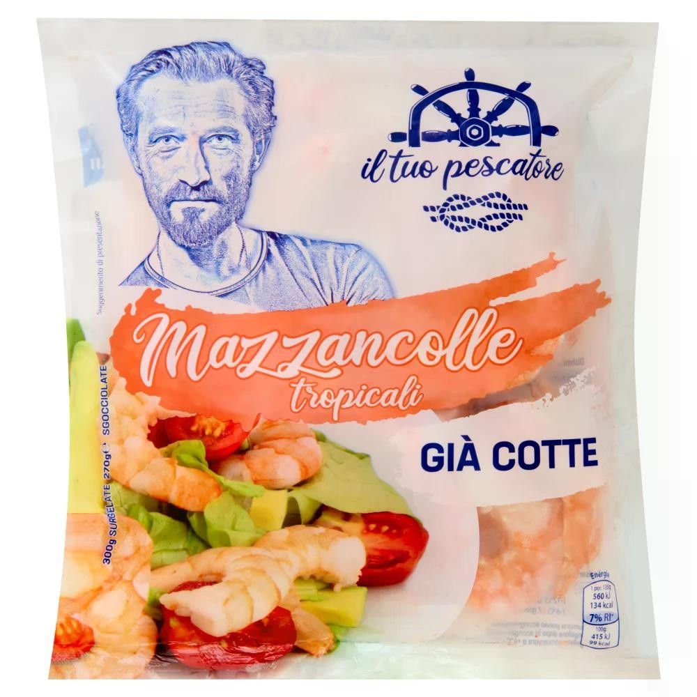 Mazzancolle cotte 300 g Il Tuo Pescatore in offerta da Carrefour