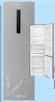 Smeg Frigorifero Combinato FC200XEU in offerta da Euronics