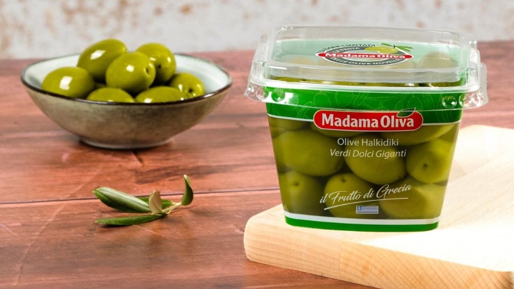 Olive verdi dolci giganti Madama Oliva 250 g in offerta da DeSpar