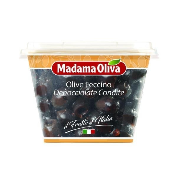 Olive nere Leccino o verdi denocciolate Madama Oliva 200 g in offerta da Bennet