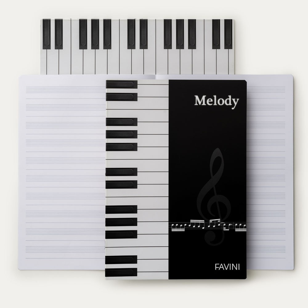 Album musica Melody Favini 10 pentagrammi 21x30 cm in offerta da Il Gigante