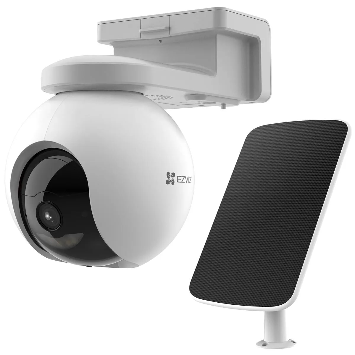 Ezviz videocamera da esterno H8B Lite con pannello solare in offerta da Euronics