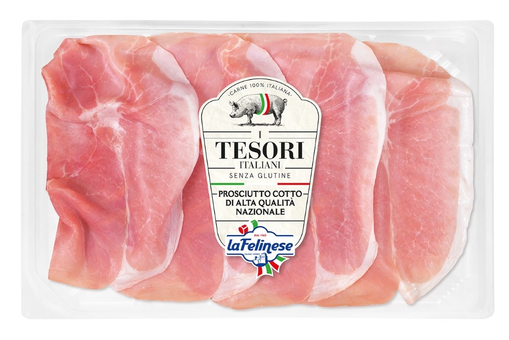 Prosciutto cotto di alta qualità I Tesori Italiani La Felinese 110 g in offerta da Il Gigante
