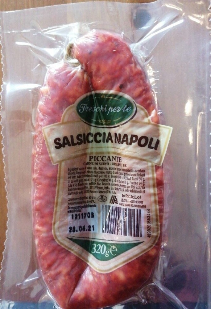 Salsiccia Napoli 320 g - Offerta nel negozio ALDI