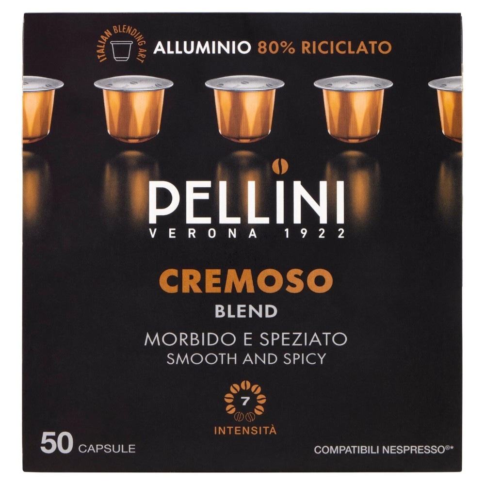 Capsule Alluminio caffé gusti assortiti compatibili Nespresso 50 Capsule, 275 g Pellini in offerta da Iper La grande i