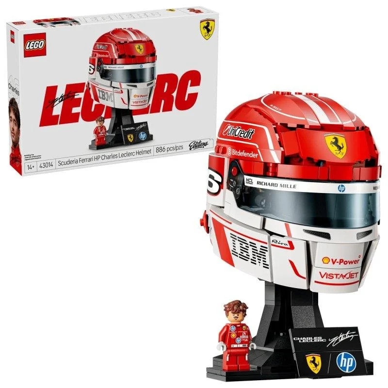 Casco di Charles Leclerc 886 pcs Lego - Offerta nel negozio Euronics