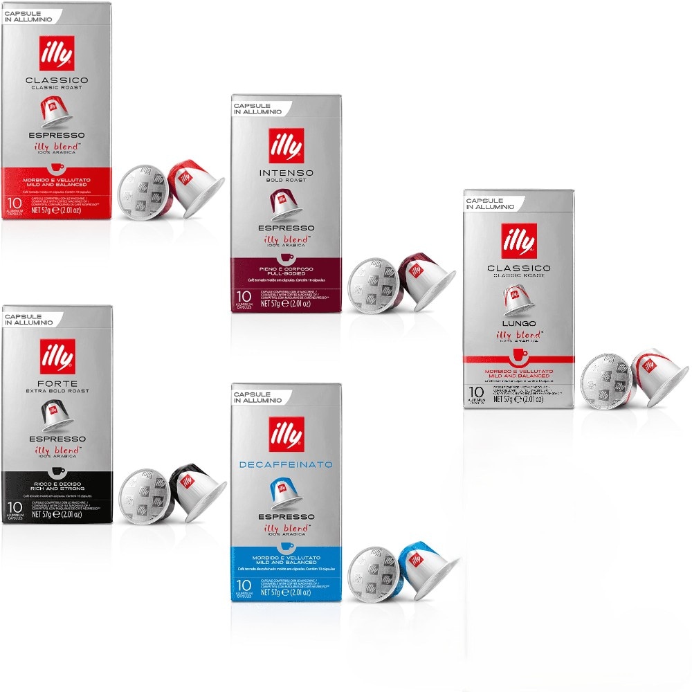 Capsule caffè gusti assortiti compatibili Nespresso 10 capsule Illy in offerta da Iper La grande i