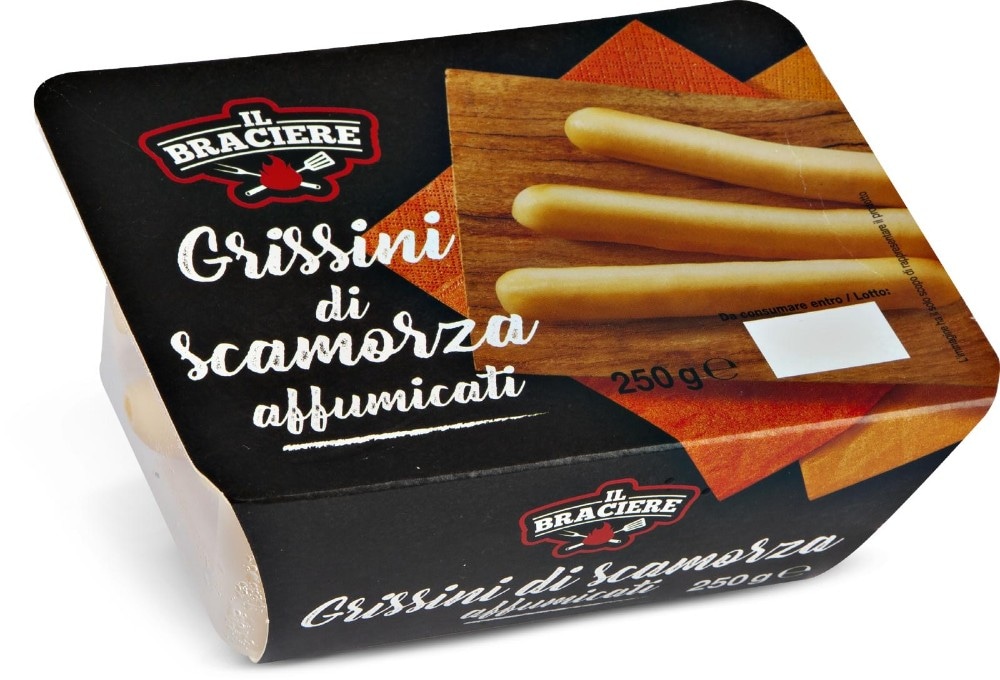 Grissini di Scamorza Affumicata 250 g Il Braciere - Offerta nel negozio Eurospin