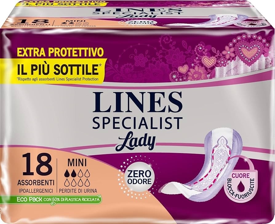 Lines Specialist Assorbenti 10/12/18/24 pezzi - Offerta nel negozio Lidl